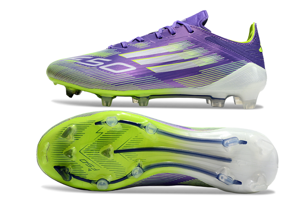 F50 Elite AG Radiant Blaze - Purple RushFootwear WhiteLucid Lemon