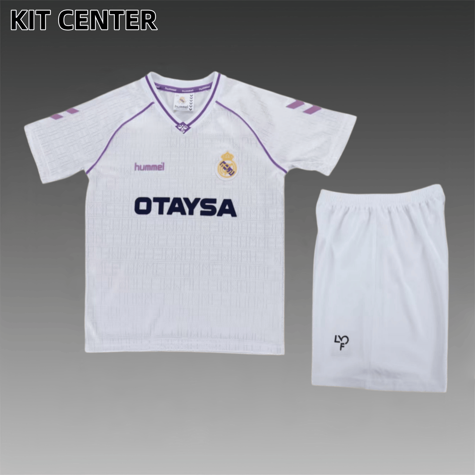 1990/1992 Real Madrid  home Retro Kids Set