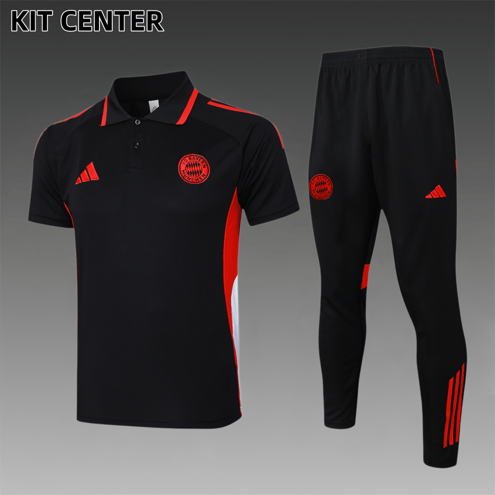 2025/2026 Bayern Munich polo black (adult kit)