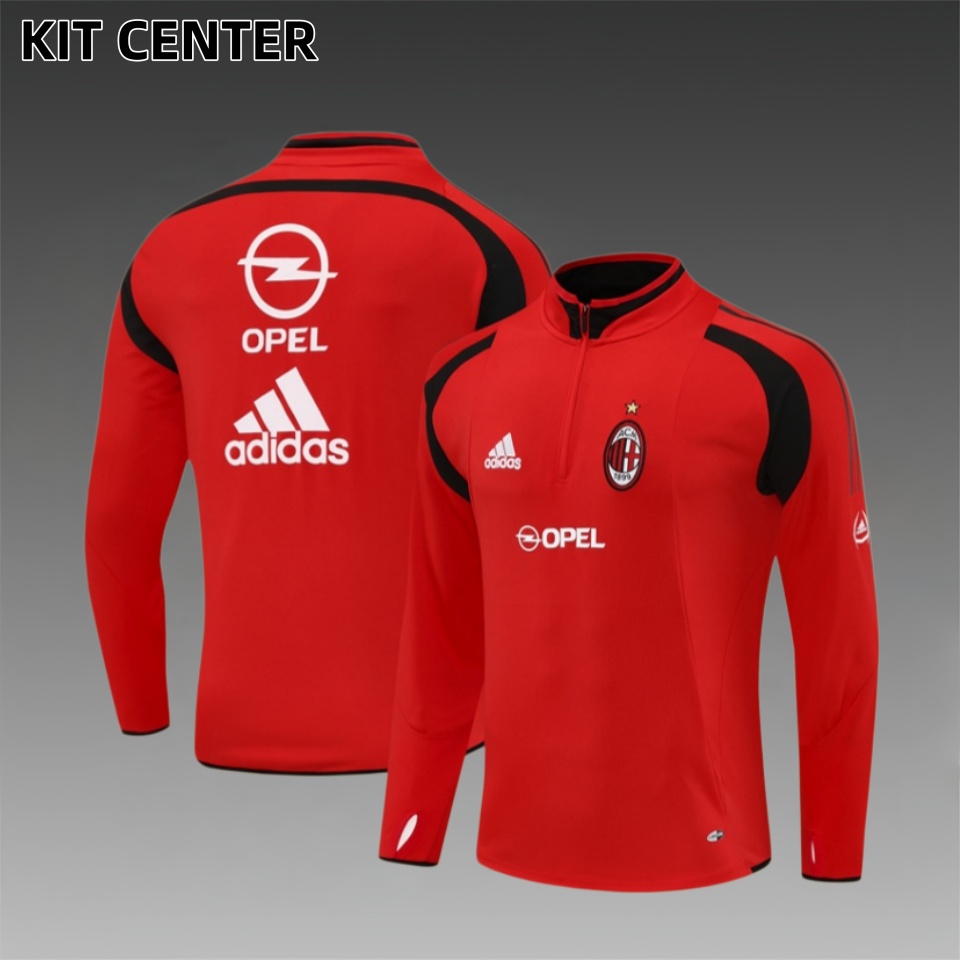 04/05 AC Milan Retro Training Shirt Long Sleeve Football Shirt