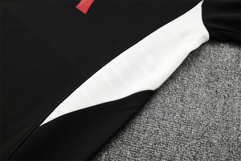 25/26 Liverpool black Half Zip Training Kit (Adult Kids Kit)