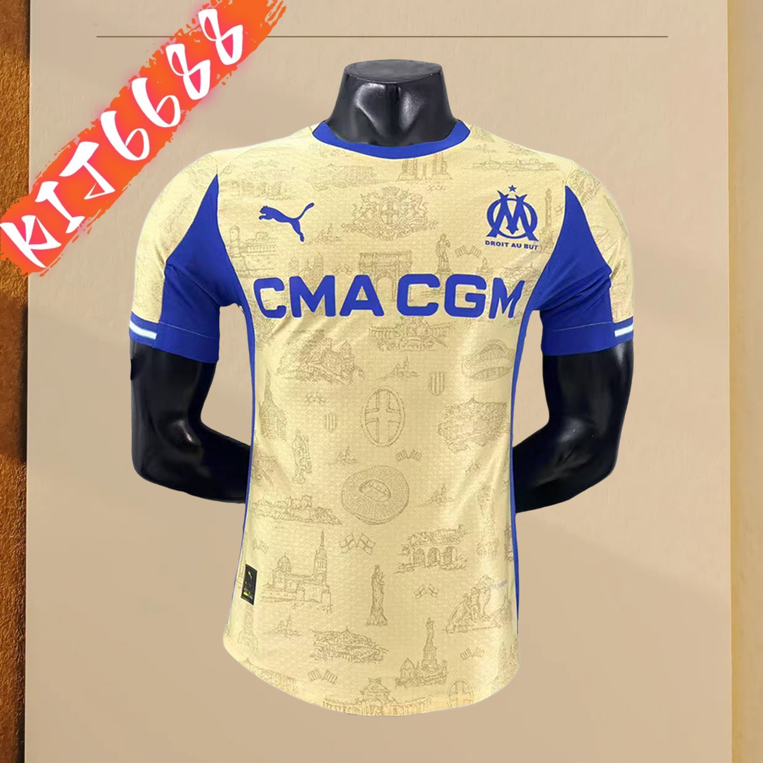 2025/2026 Marseille Third Football Shirt (Player Edition)