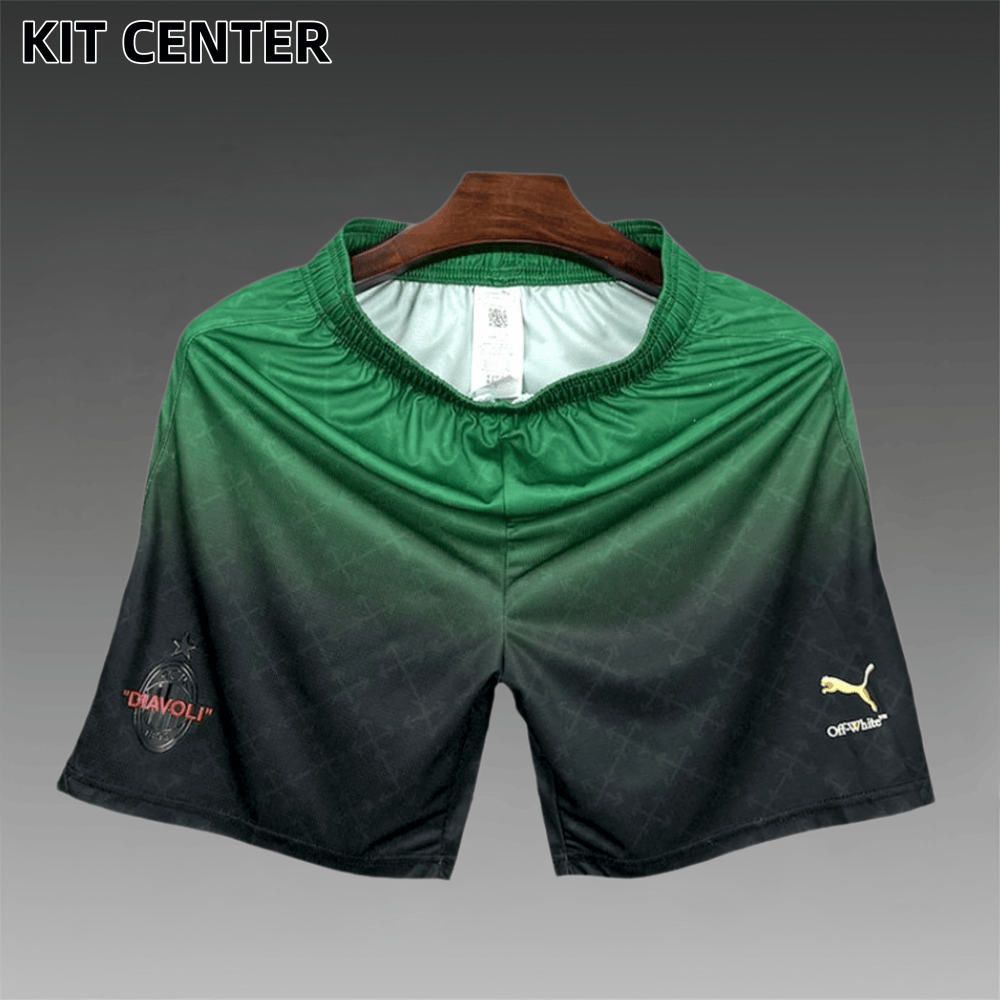 2025/2026 AC Milan Joint Edition Of Black And Green Shorts