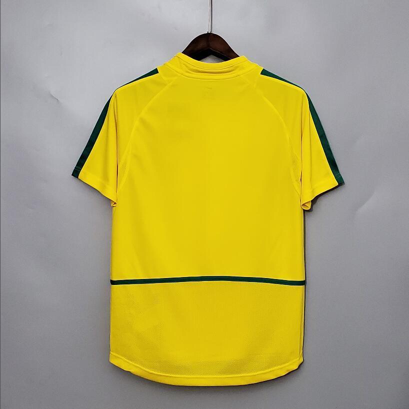 2002 Brazil Home Retro Football Shirt