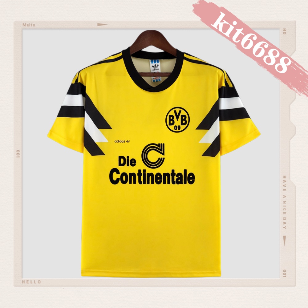 1998/1990 Dortmund Retro Home Football Shirt