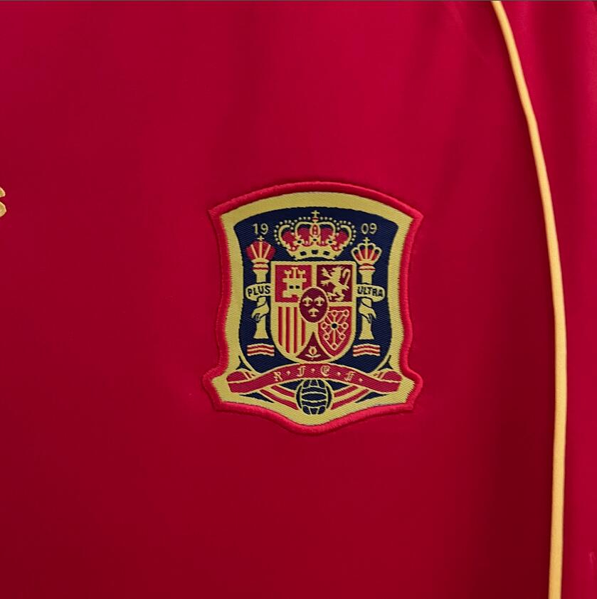 2008 Spain home Retro Football Shirt