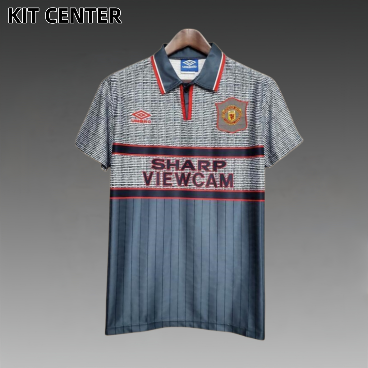 95/96 Manchester United Away retro football jersey
