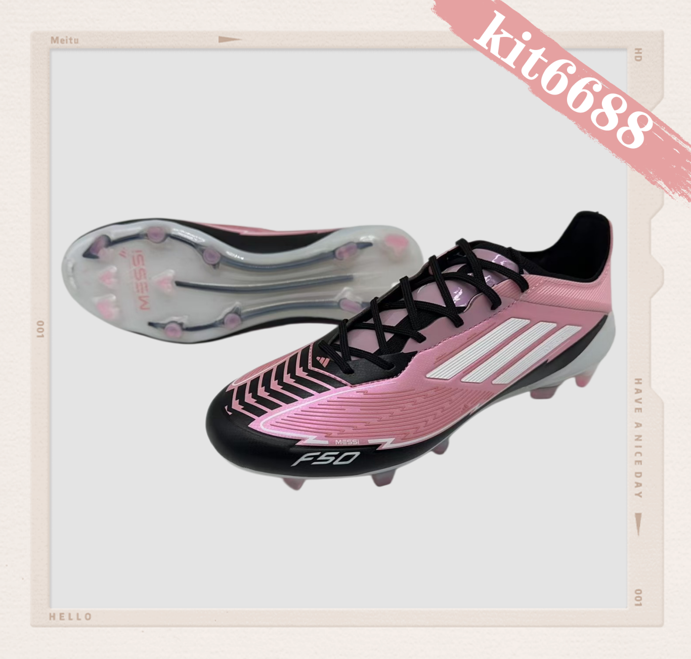 A F50 Low-top Waterproof Football Shoes