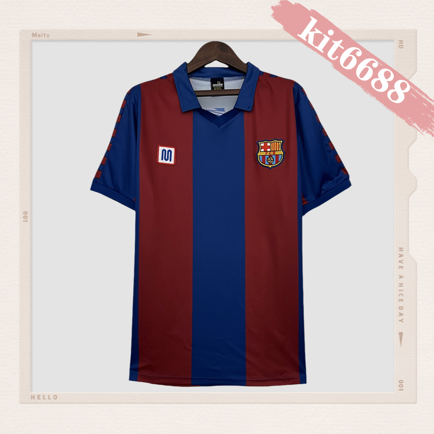 1980/1982 Barcelona Home Retro Football Shirt