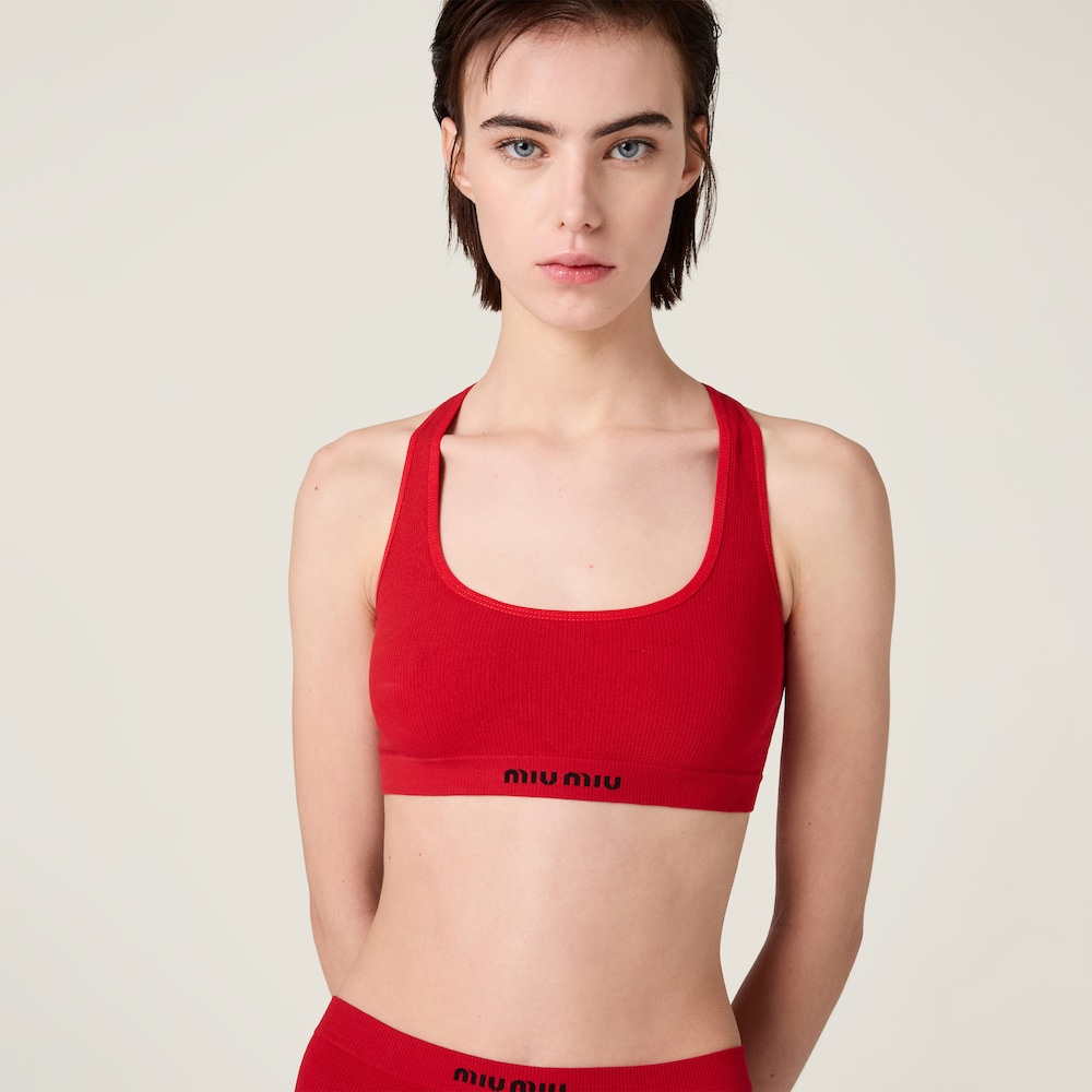 Seamless racerback top