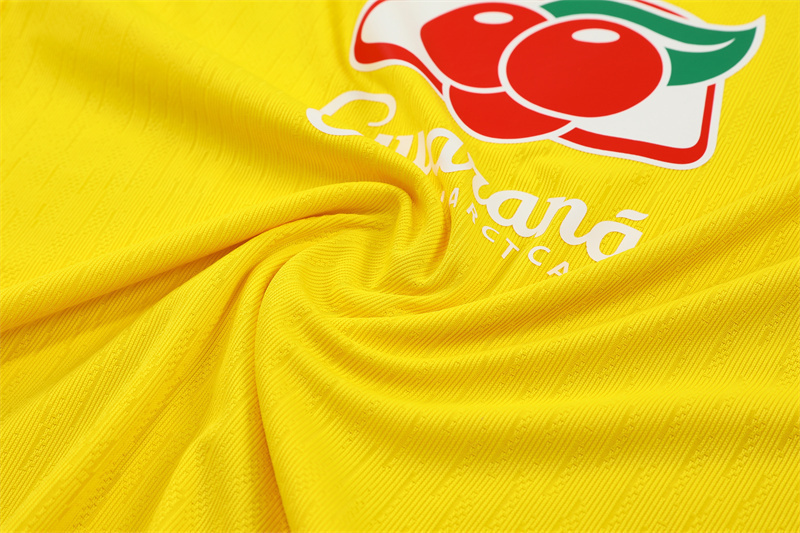 25/26 Brazil yellow Half Zip Training Kit (Adult Kids Kit)