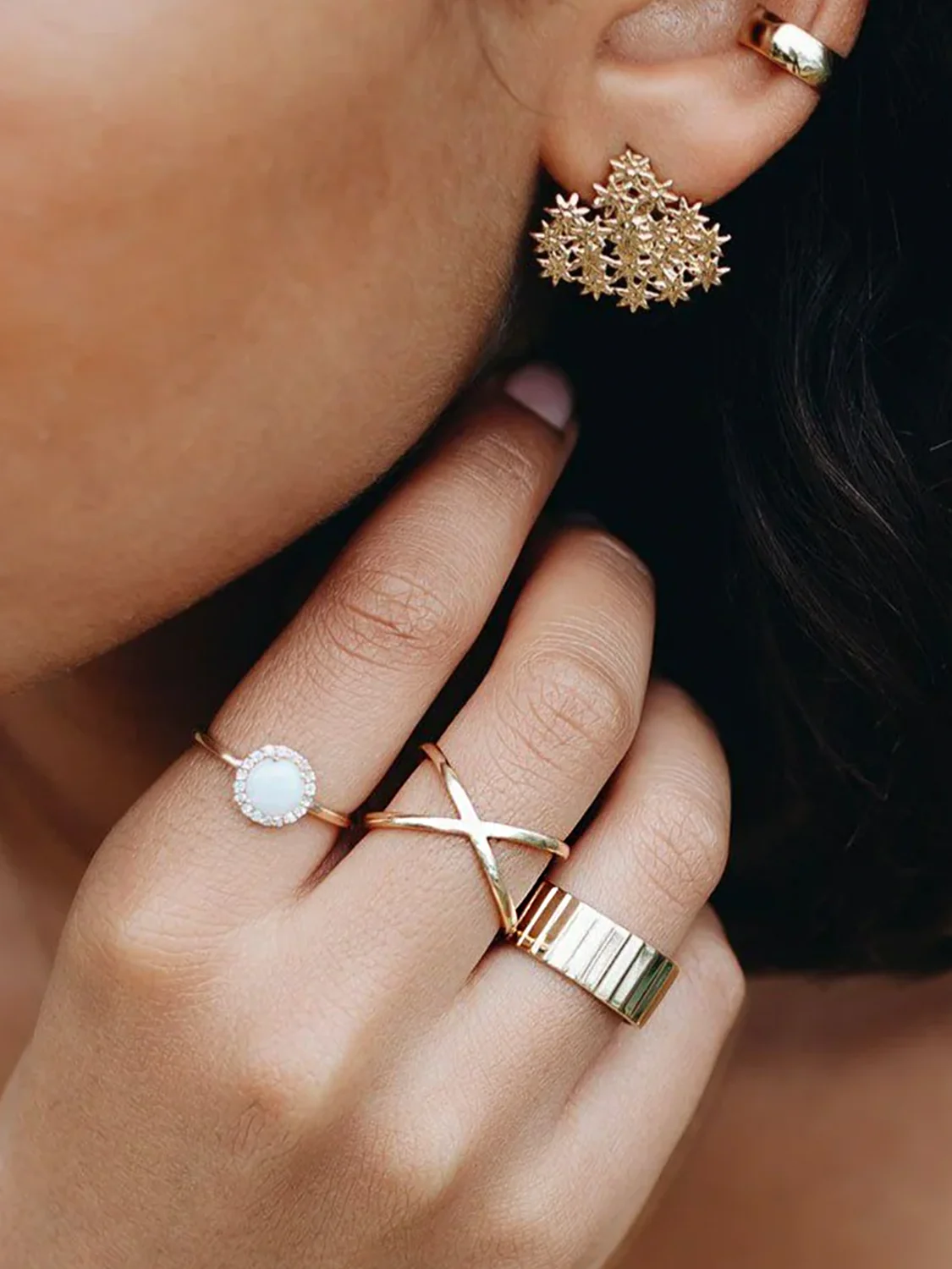 Crisscross Band Ring