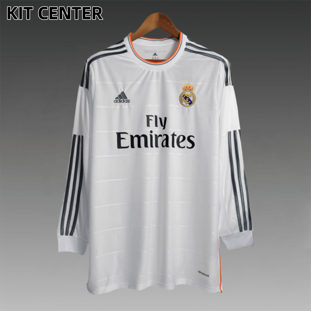 2013/2014 Real Madrid home Long Sleeve Retro Football Shirt