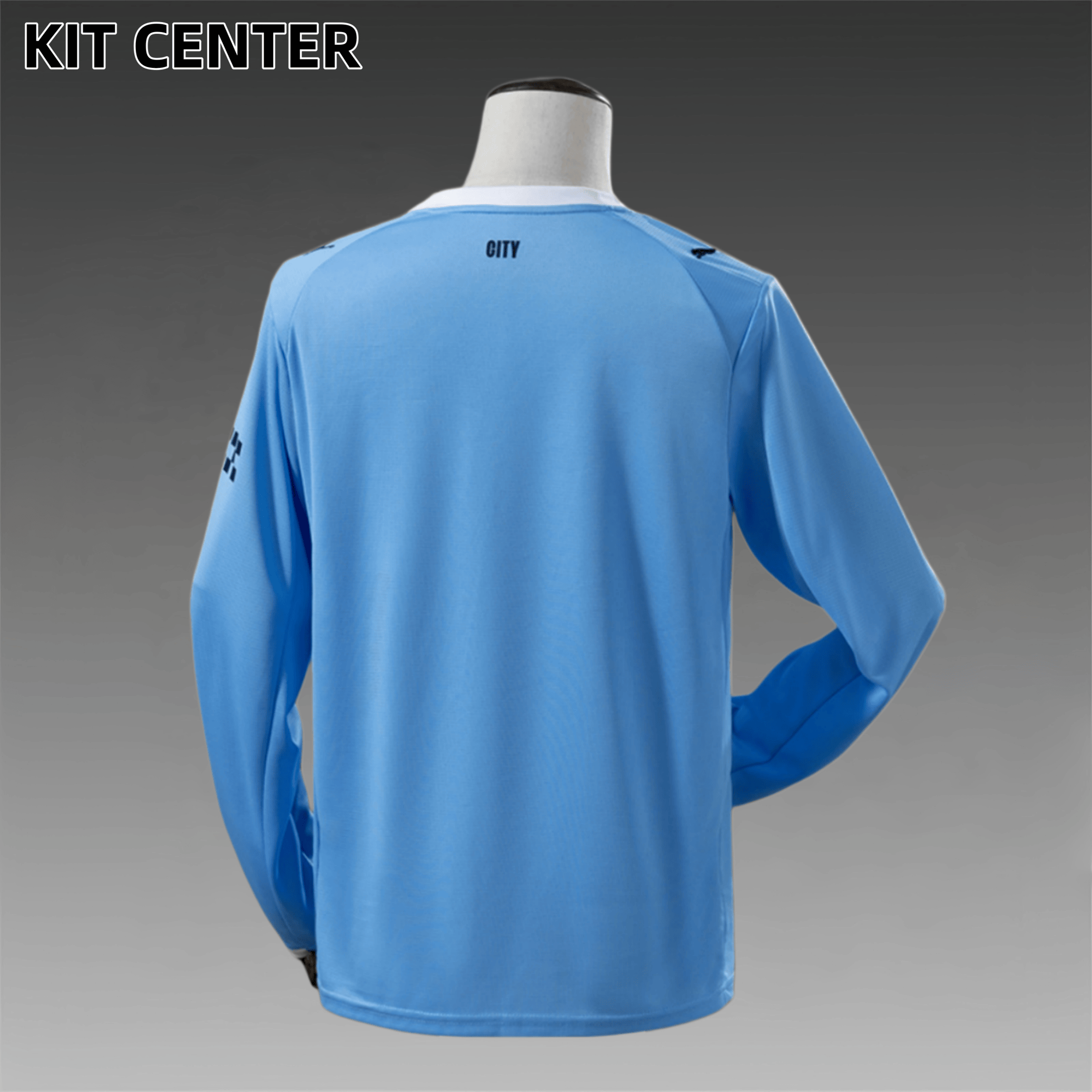 25/26 Manchester City  home Long Sleeve Football Shirt (Fans)