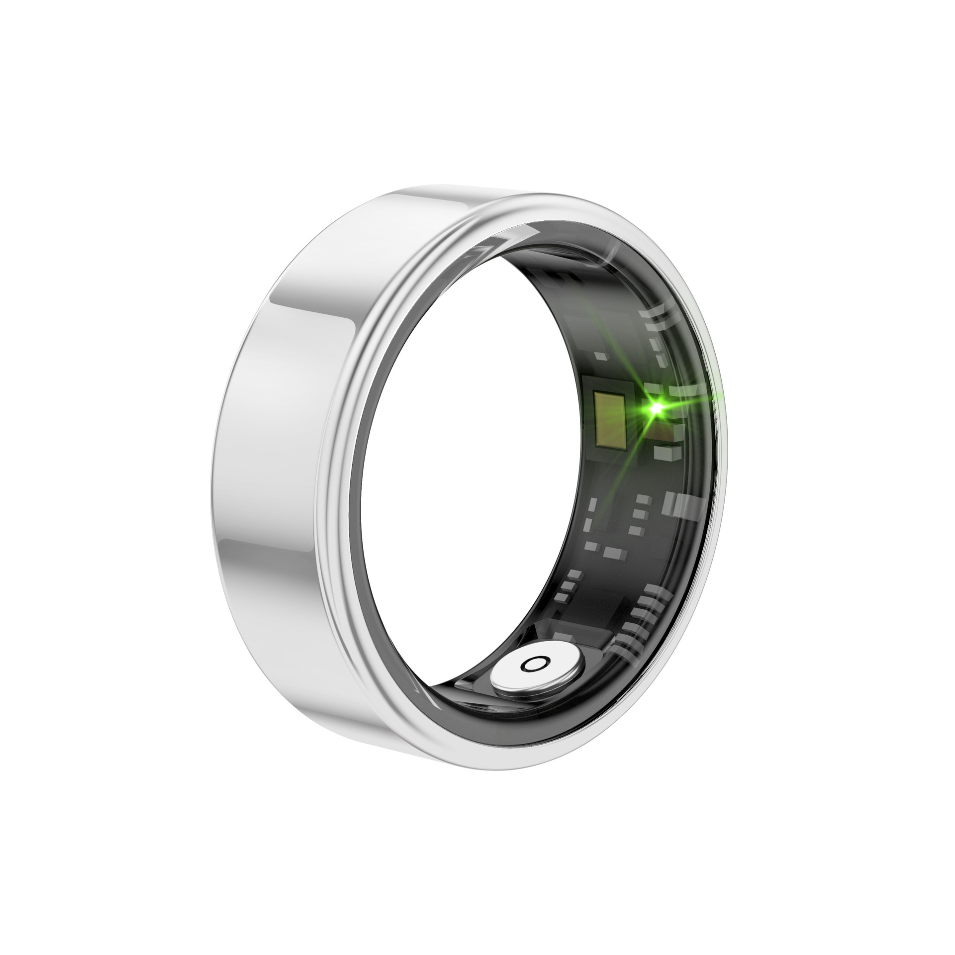 KOEPOVK Titanium Smart Ring Fitness Tracker, IP68 Waterproof Smart Ring with Sleep Monitor, Stress Tracking, Pedometer, Multi Sport Modes, Compatible with iOS Android