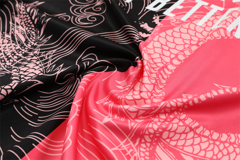 2024/2025 Real Madrid Black Pink Adult Half Zip Training Kit (Adult Kit)