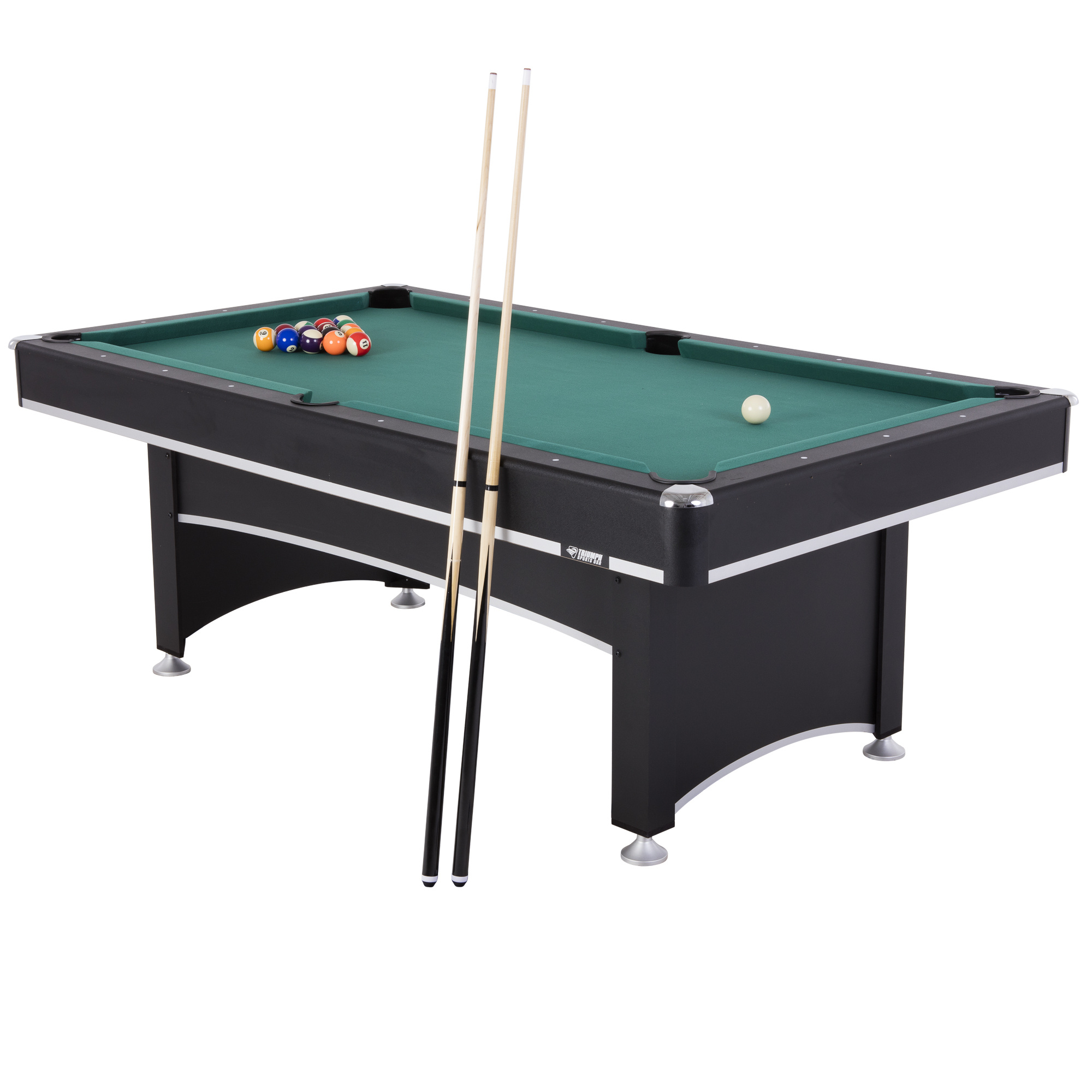 Teliwen 7-Foot Phoenix Pool Table with Table Tennis Top