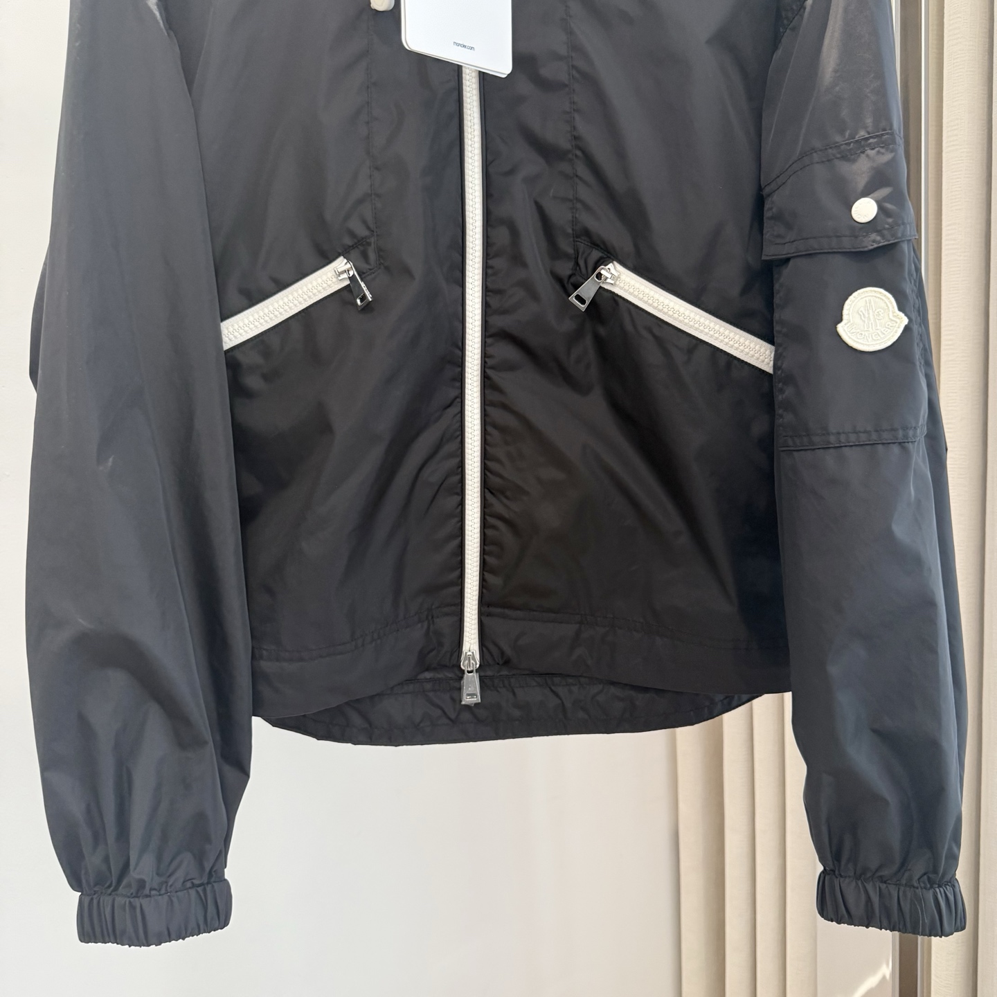 Moncler 2026 Autumn Winter Women's Jackets Polyester Stand Collar Tassel Zipper Casual Slim Woman's Coats MKDFWJ26005