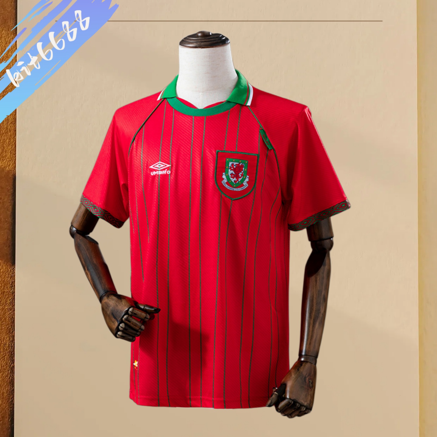 94/96 Wales Home Retro Football Shirt