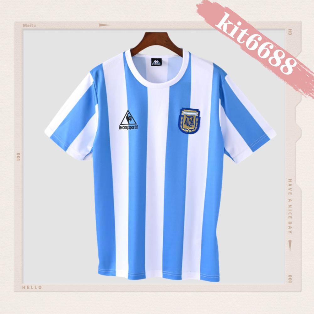 1986 Argentina Home Retro Football Shirt