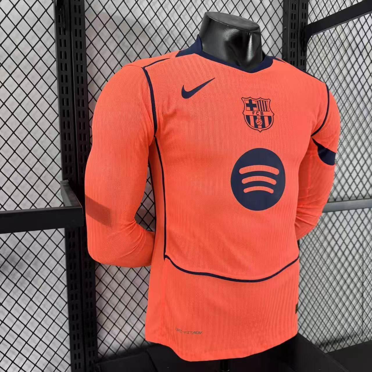 2025/2026 Barcelona Third Long Sleeve Football Shirt (Player Version)