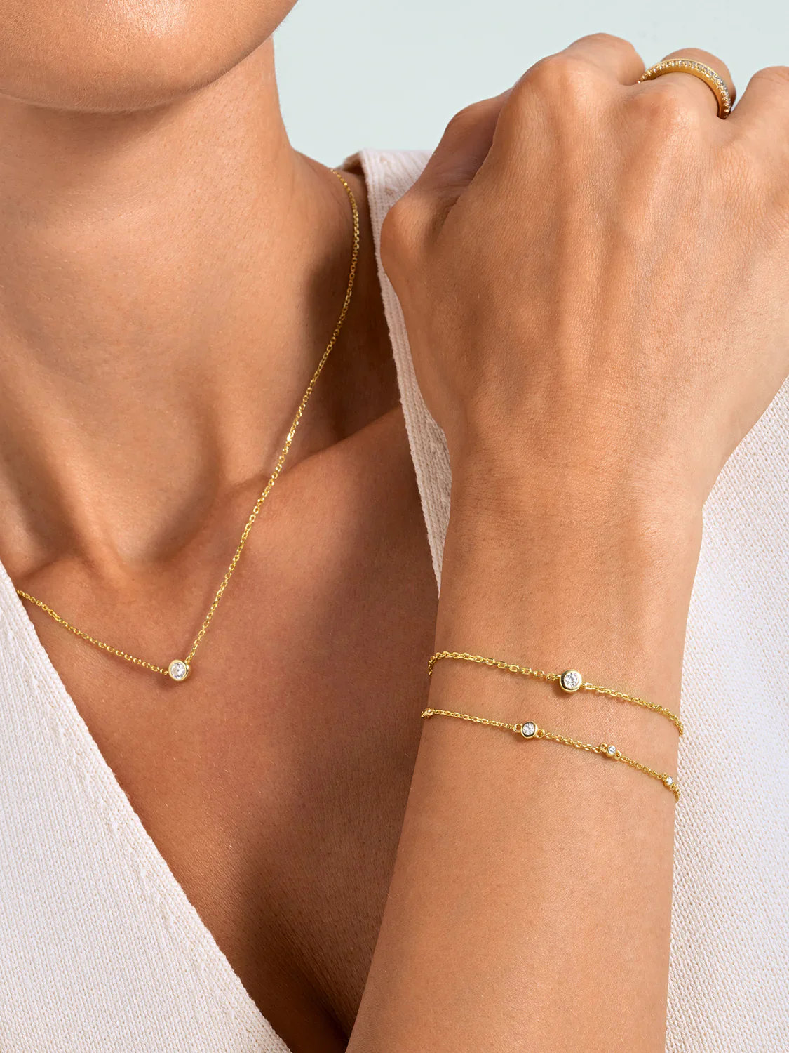 Diamond Station Bracelet