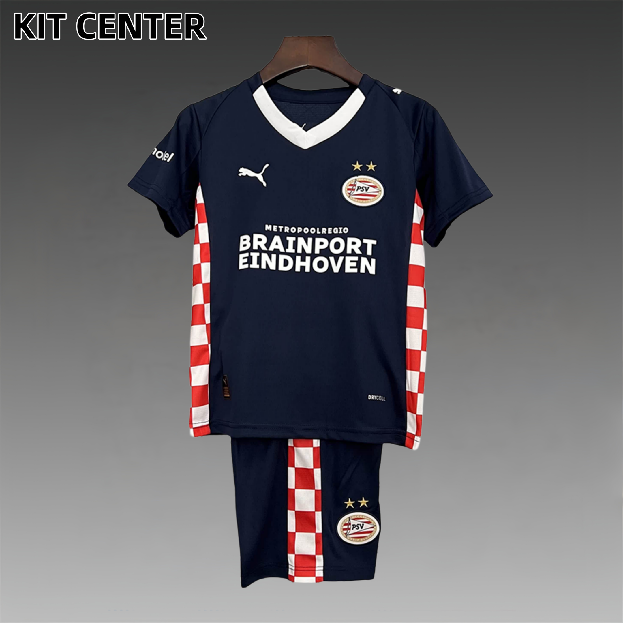 2025/2026 PSV Eindhoven Away Football Shirt（Kids Kit socks）