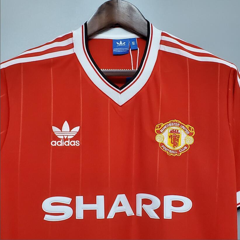 86/88 Manchester United home retro football jersey
