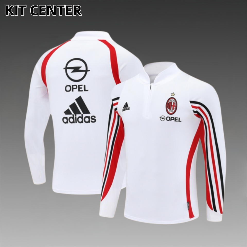 03/04 AC Milan Retro Training Shirt Long Sleeve Football Shirt
