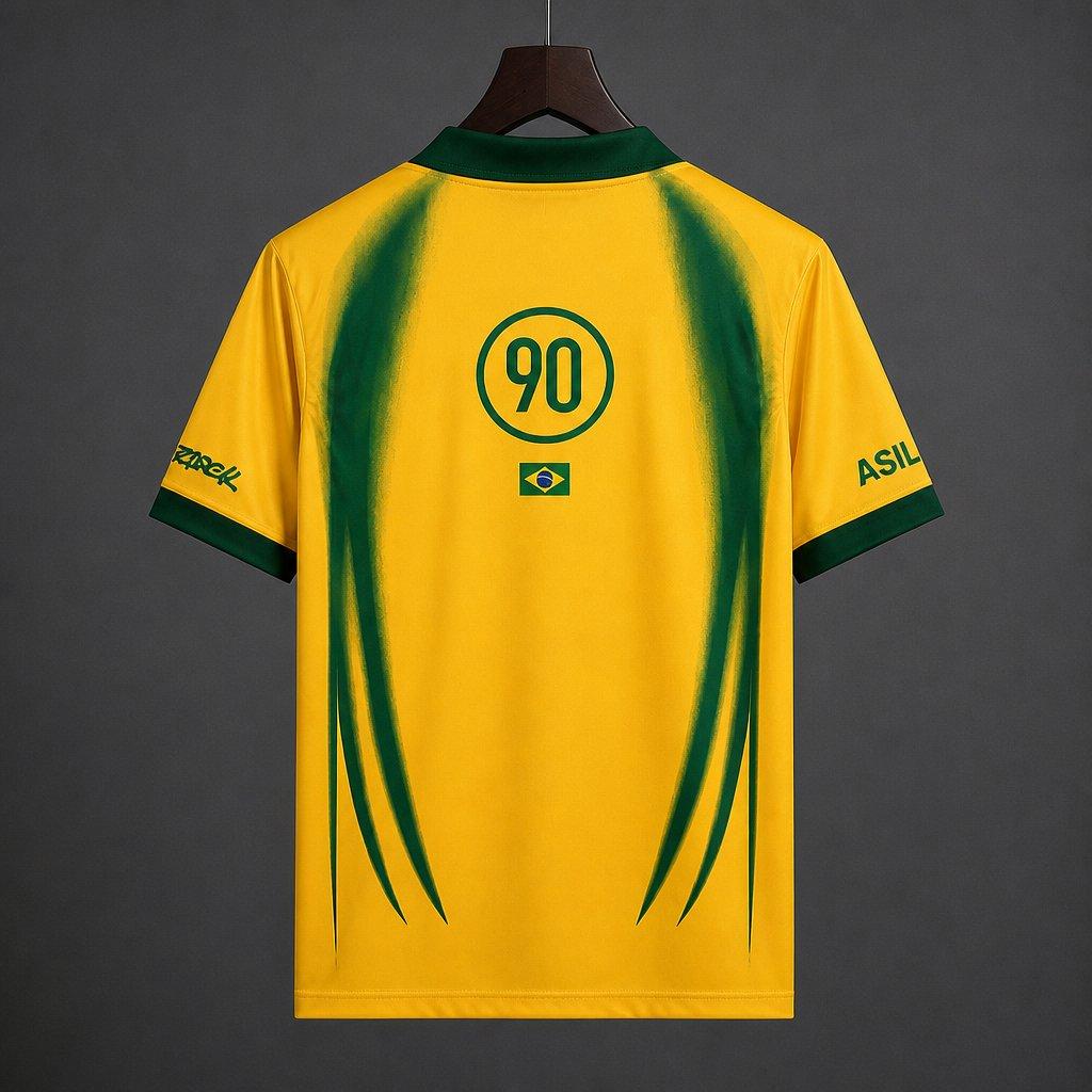 2026/2027 Brazil Scott Cactus Jack Total 90 Retro Football Shirt