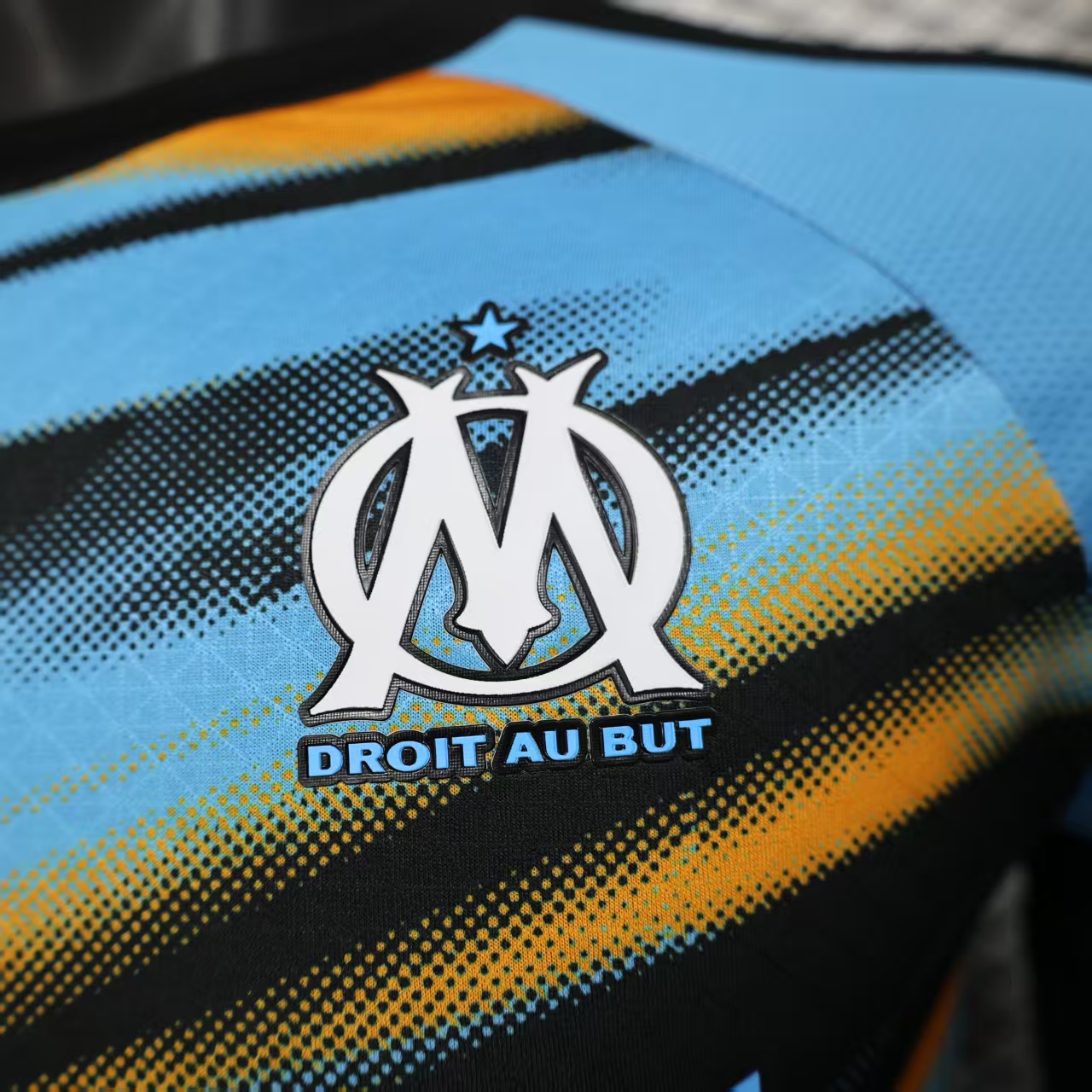 2025/2026 Marseille pre-match training football shirt (playerEdition)