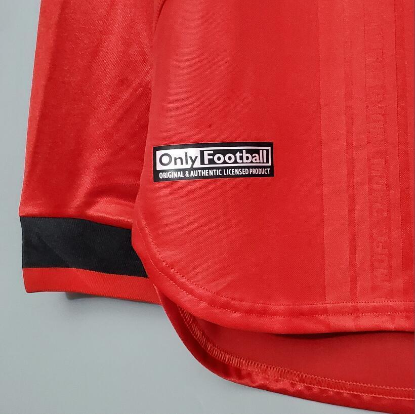 99/00 Manchester United  home long sleeved retro football jersey