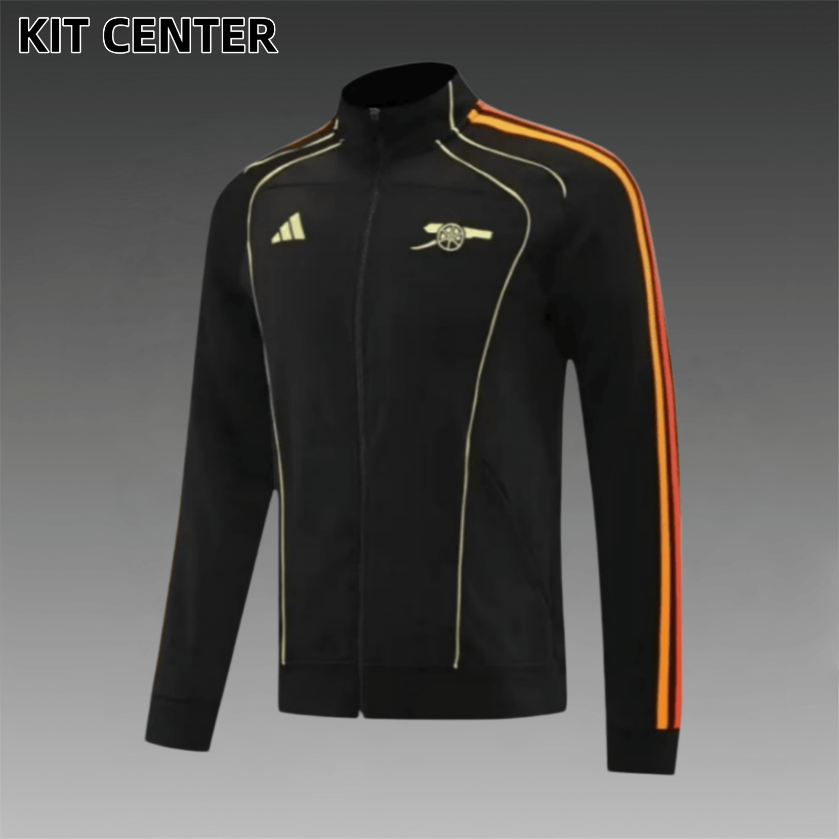 2025/2026 Arsenal Black Windproof Jacket