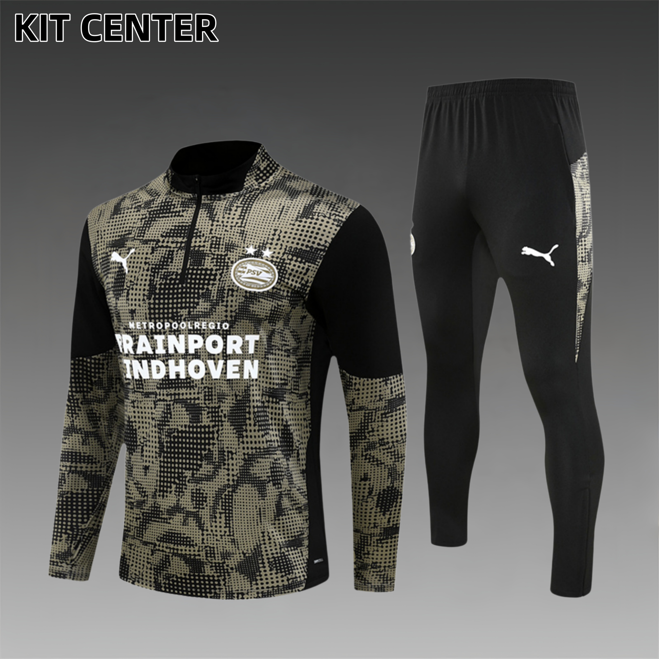 2025/2026 PSV Eindhoven Adult Half Zip Training Suit (Adult Kit)