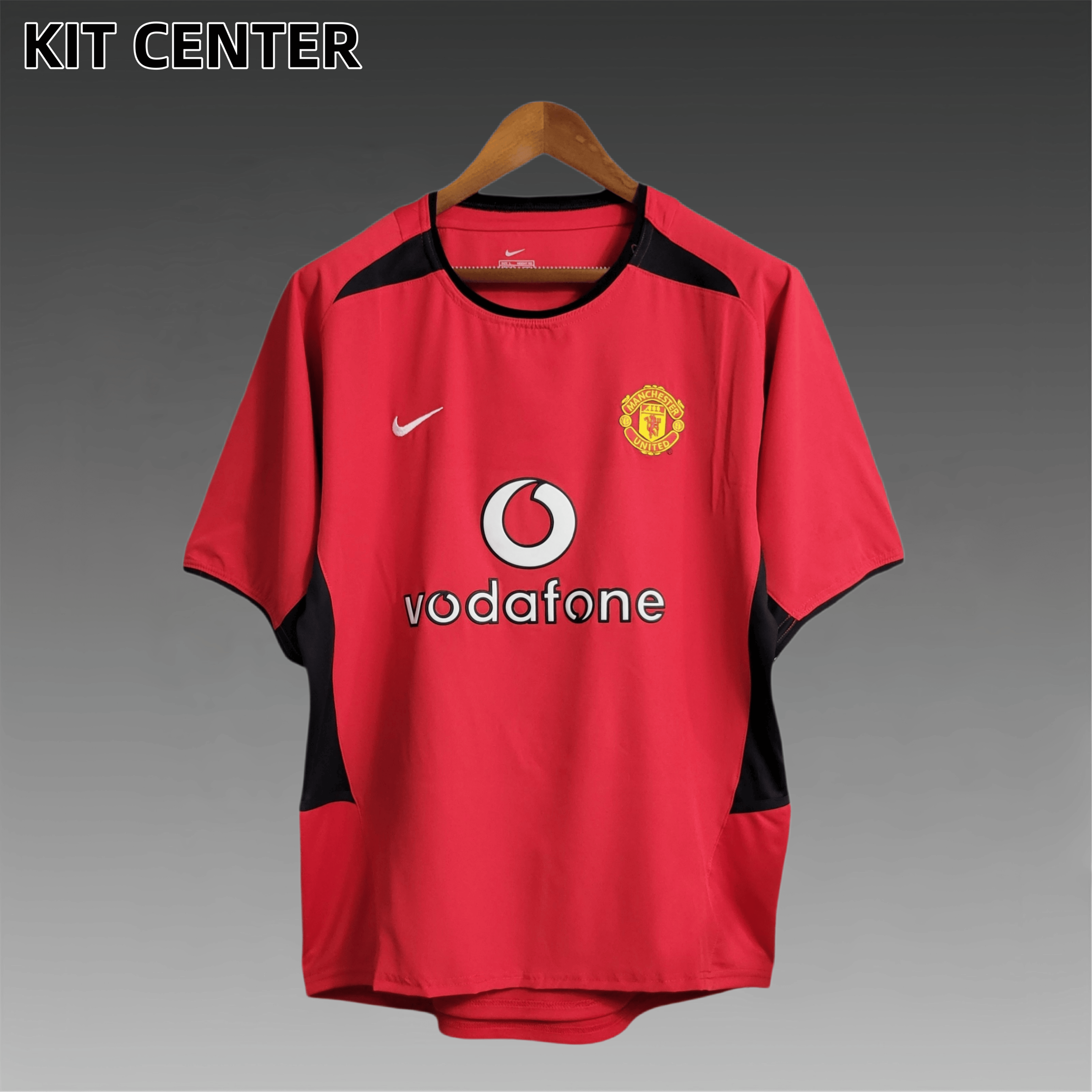 02/04 Manchester United home retro football jersey