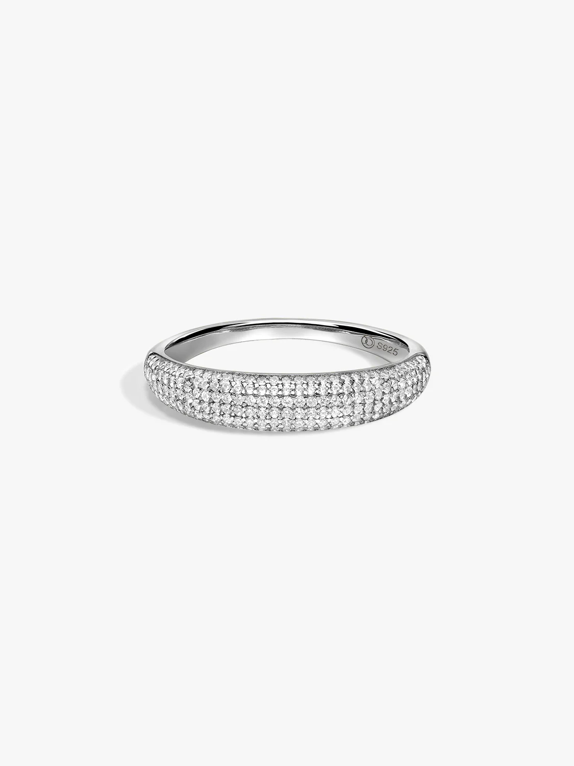 Pave Crystal Dome Ring