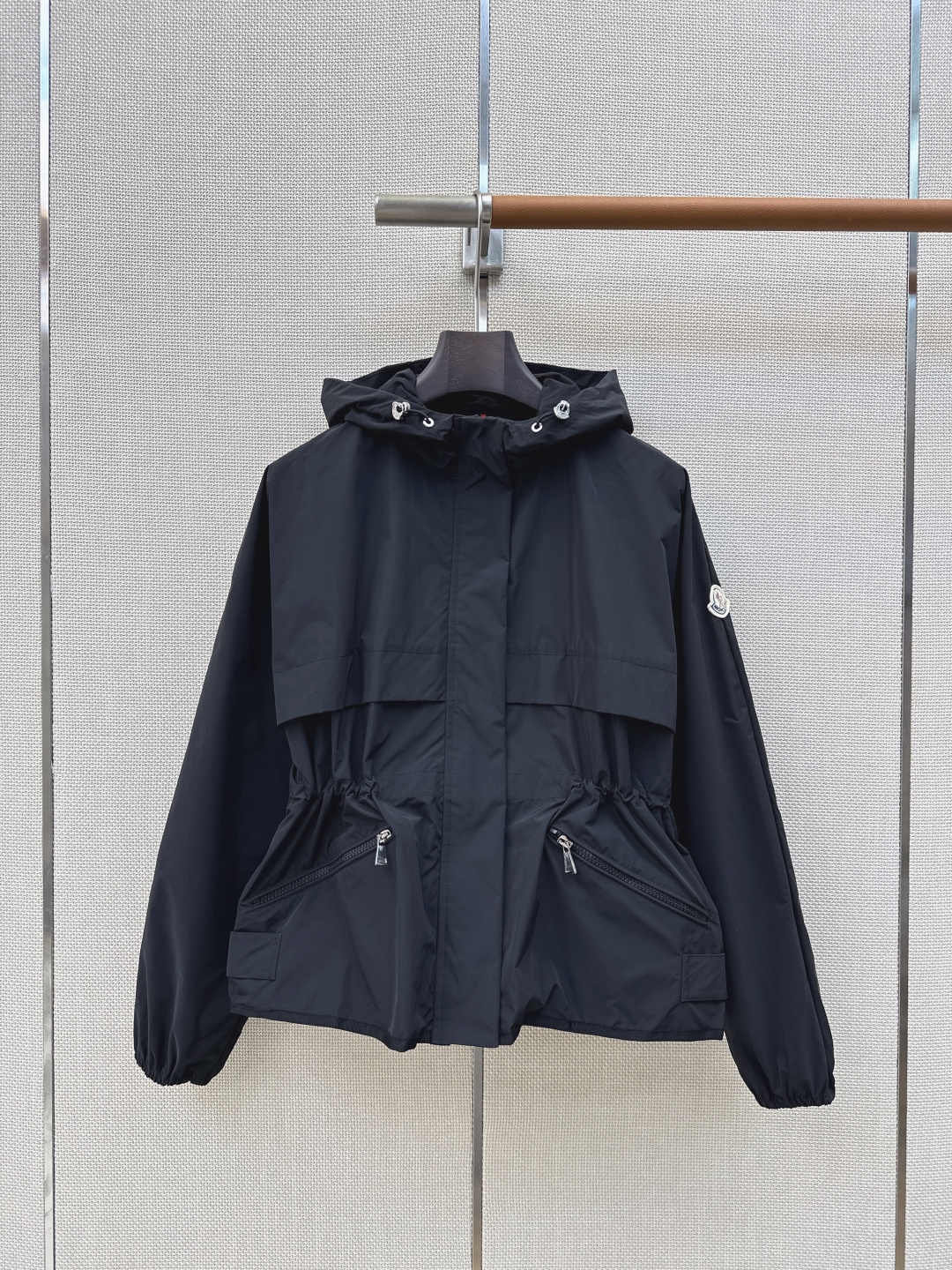 Moncler 2026 Autumn Winter Women's Jackets Polyester Stand Collar Tassel Zipper Casual Slim Woman's Coats MKDFWJ26010
