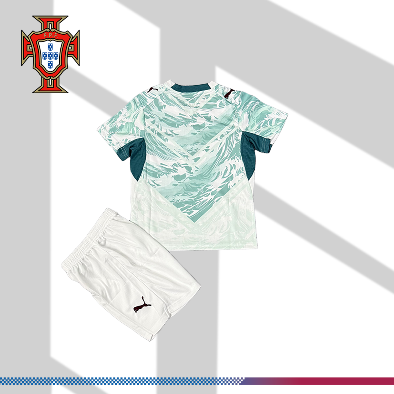 2026 Portugal away Football Jersey (Kids Kit socks)