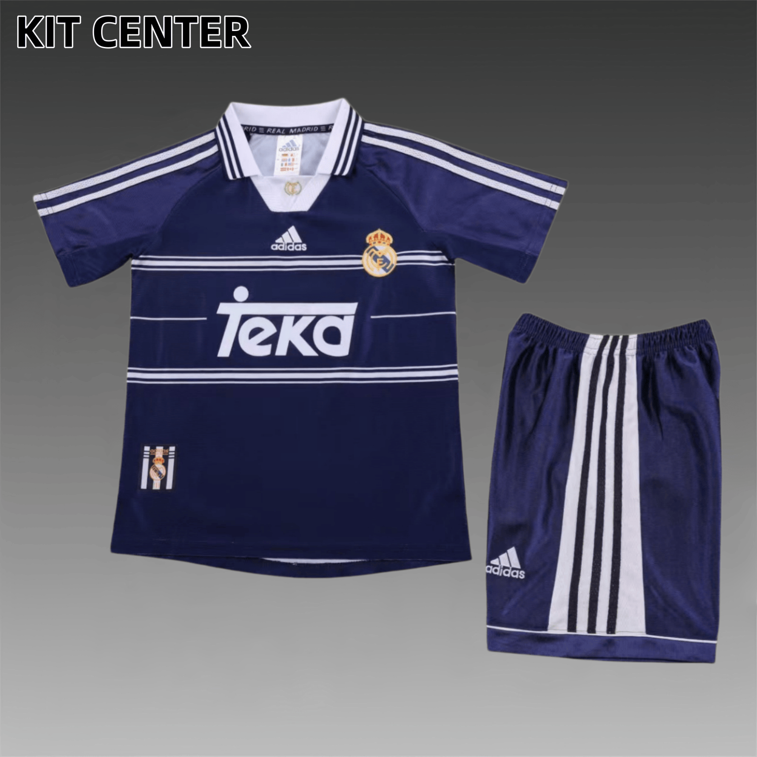 1998/1999 Real Madrid Away Retro Kids Set