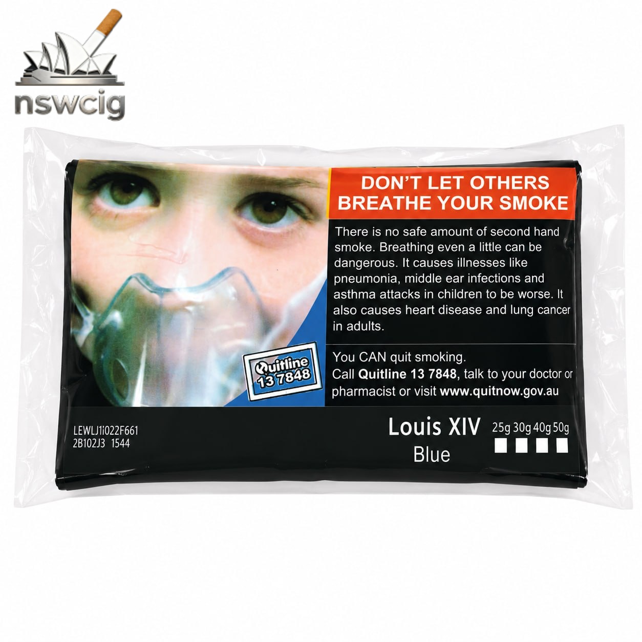 Louis xiv tobacco 50g - nswcig