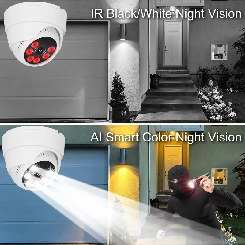 Gadinan Full Color Night Vision 4K 8MP IP Camera Motion Detection Alert P2P Security Surveillance ONVIF Face Comparison XMEYE