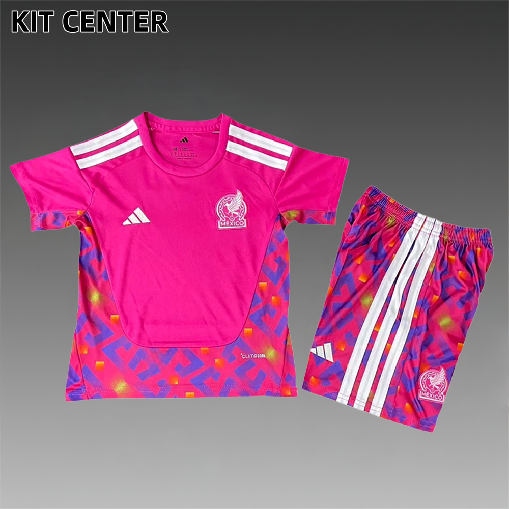 2026 Mexico Goalkeeper Kids Football Shirt （Kids Kit socks）