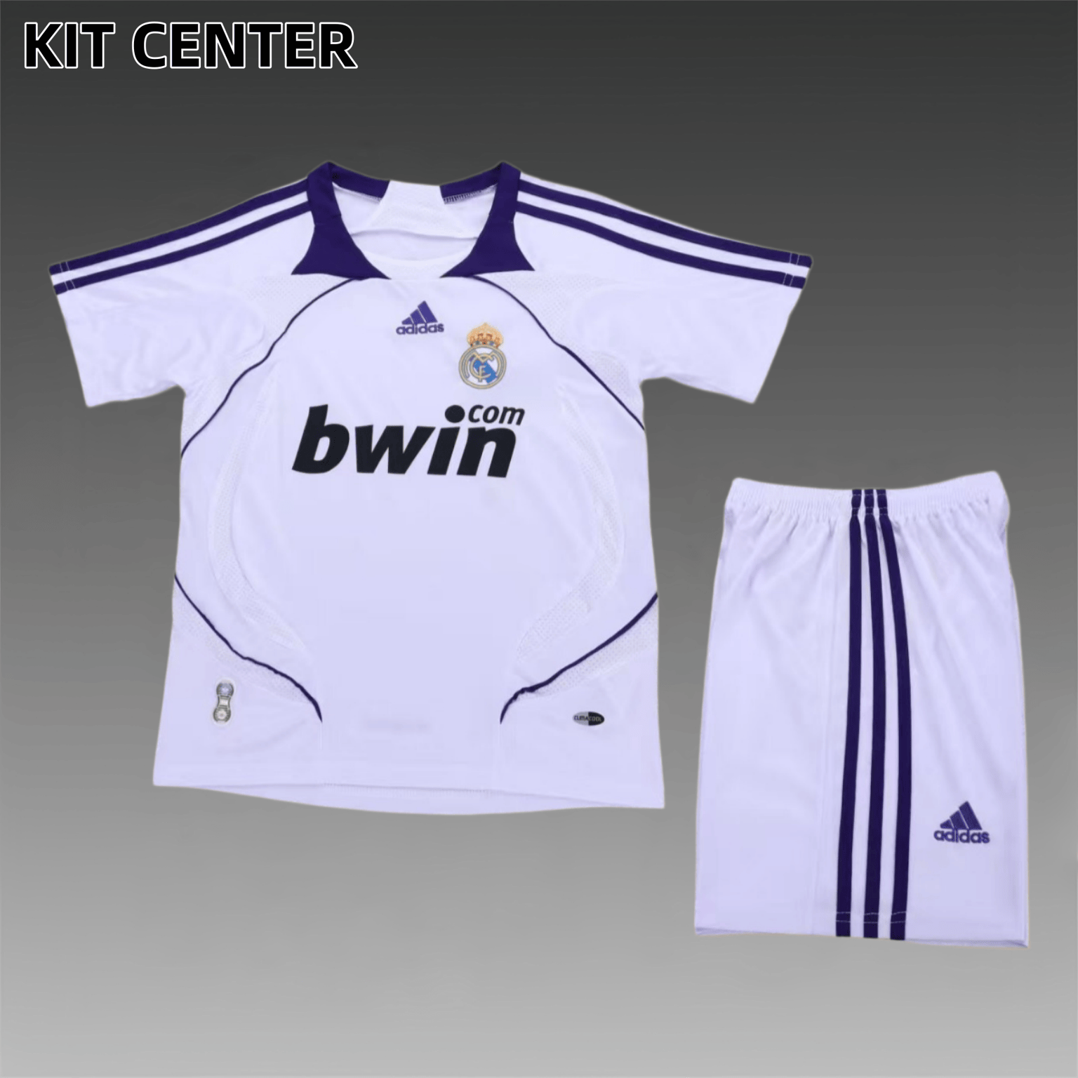 2007/2008 Real Madrid  home Retro Kids Set