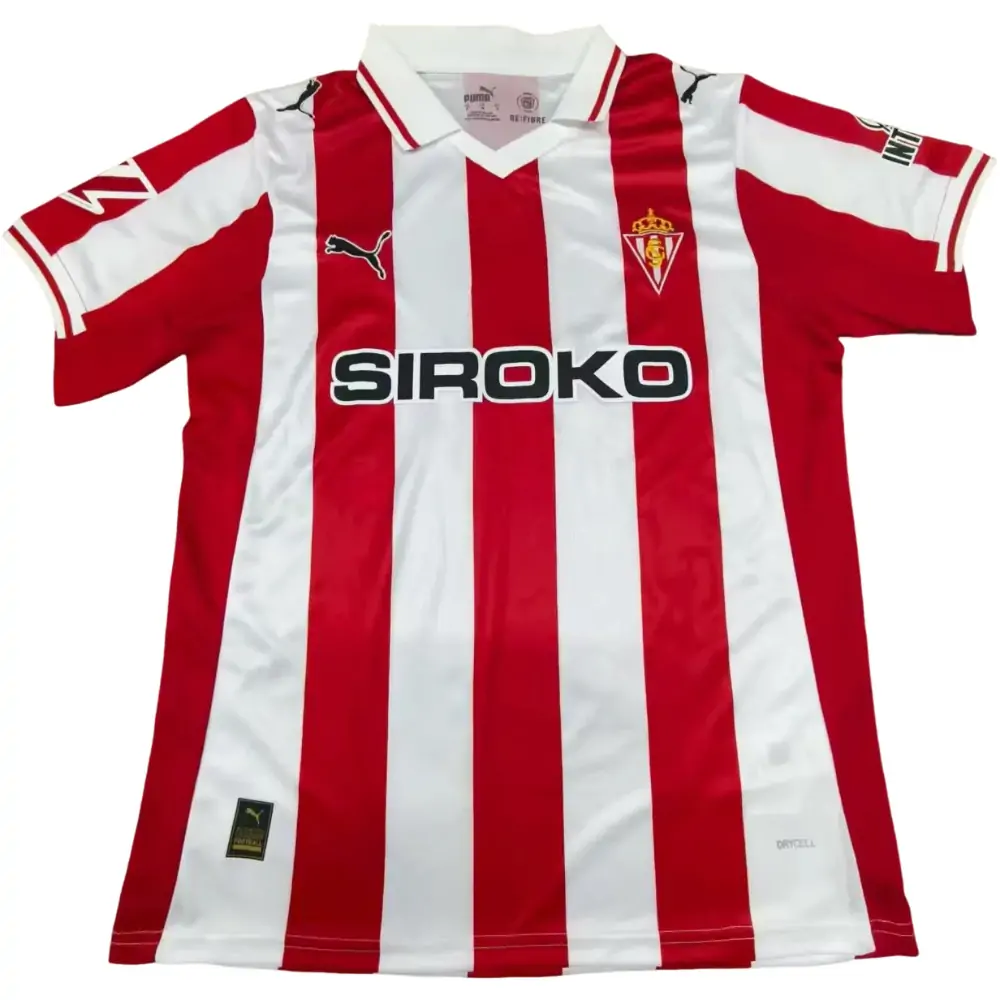 2025-2026 Sporting Gijon Home Jersey - Fan Edition