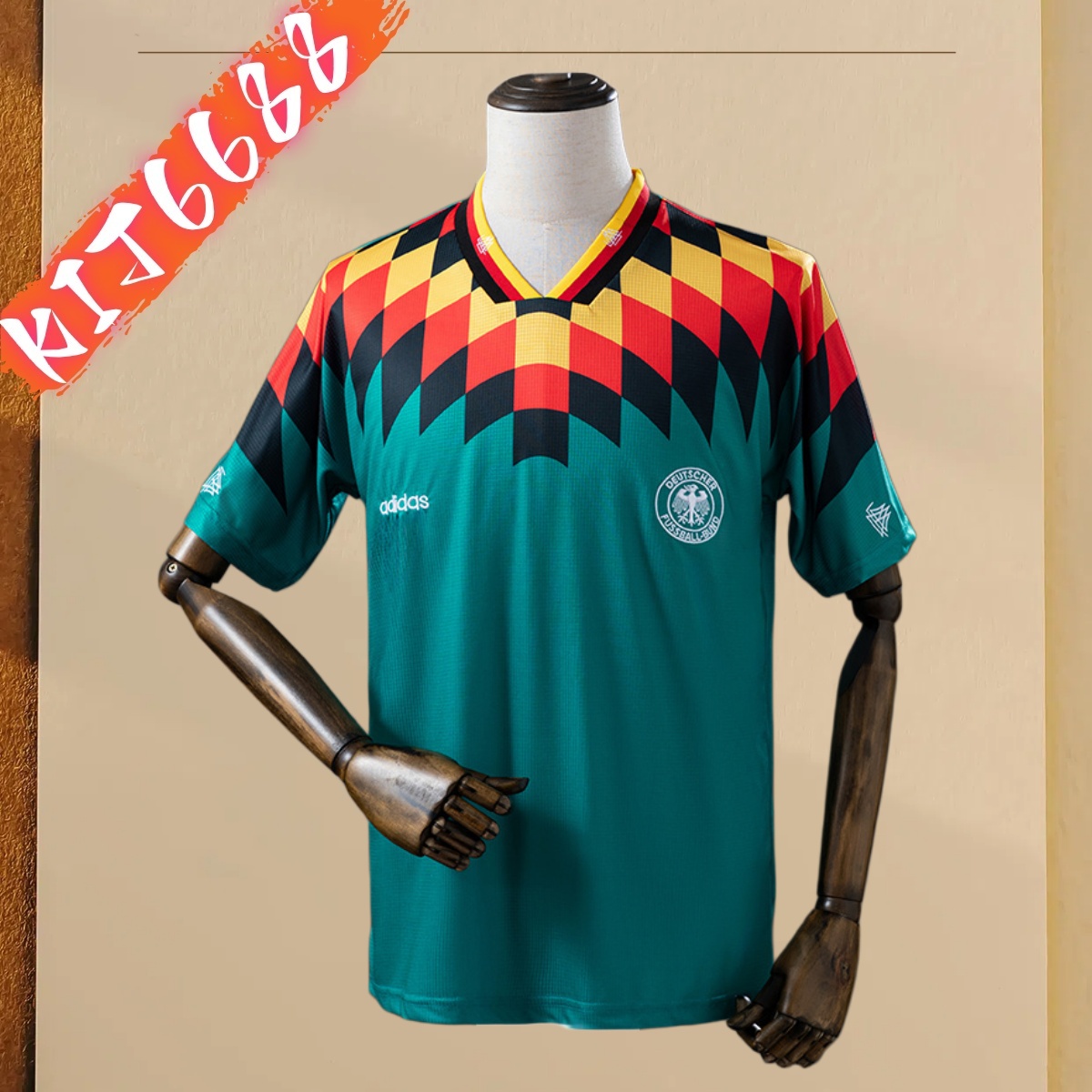 1994 Germany Away Retro Football Shirt