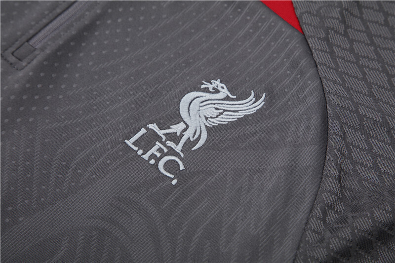 23/24 Liverpool dark gray Half Zip Training Kit (Adult Kids Kit)