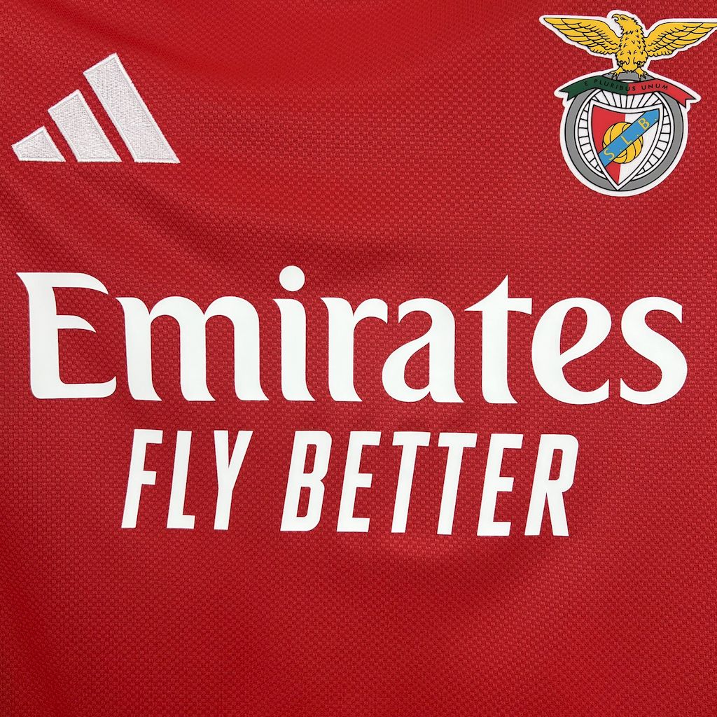 2025/2026 Benfica Football Club Home Long-sleeved Football Shirt（Fan Edition）