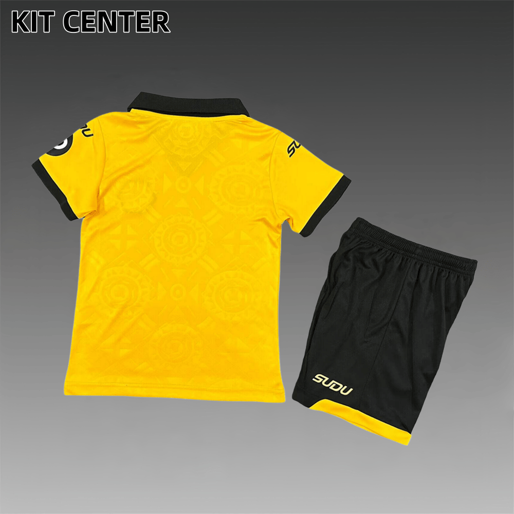 2025/2026 Wolves Home Football Shirt (Kids suit socks)