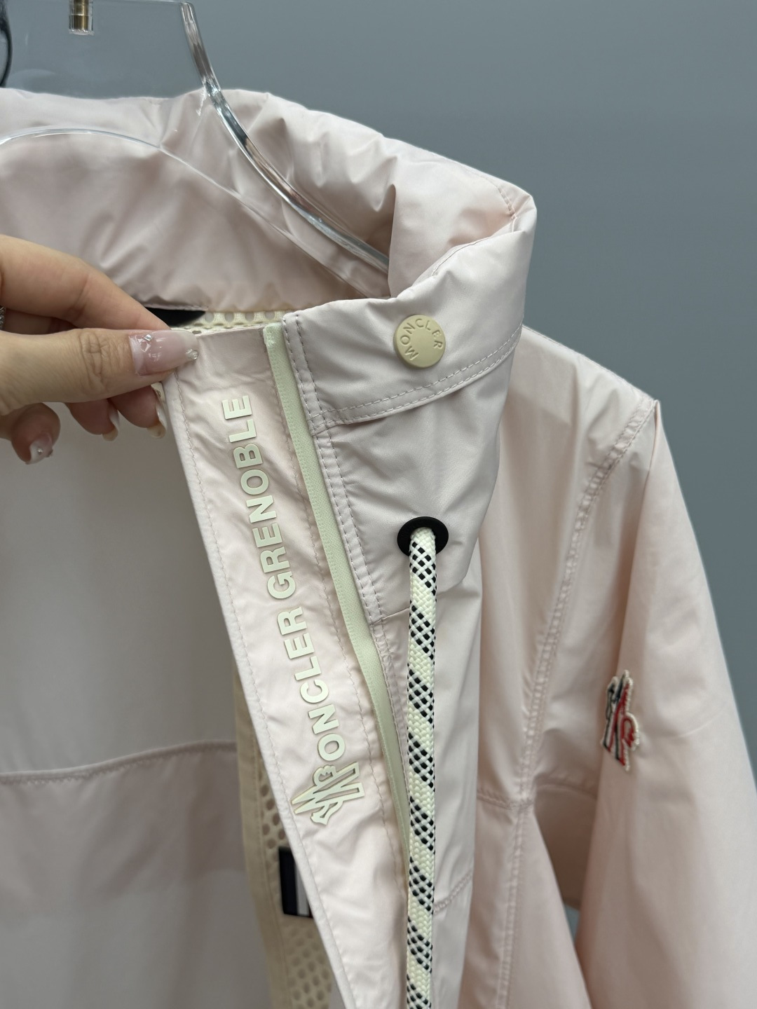 Moncler 2026 Autumn Winter Women's Jackets Polyester Stand Collar Tassel Zipper Casual Slim Woman's Coats MKDFWJ26003
