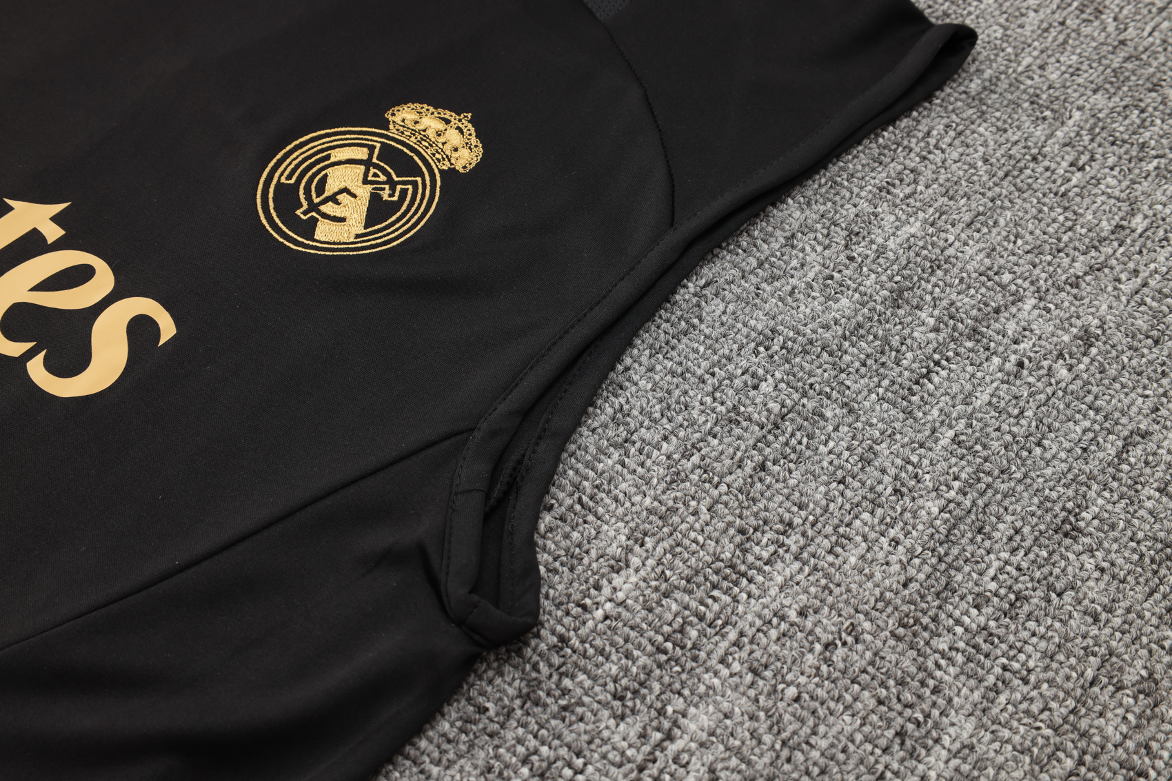 2024/2025 Real Madrid black adult vest training suit (Adult Kit)